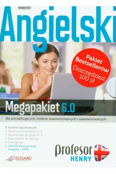 Profesor Henry. Megapakiet 6.0. Angielski dla pocz�tkuj�cych, �rednio zaawansowanych i zaawansowanych