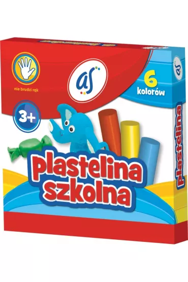 Astra Plastelina szkolna 6 kolor�w