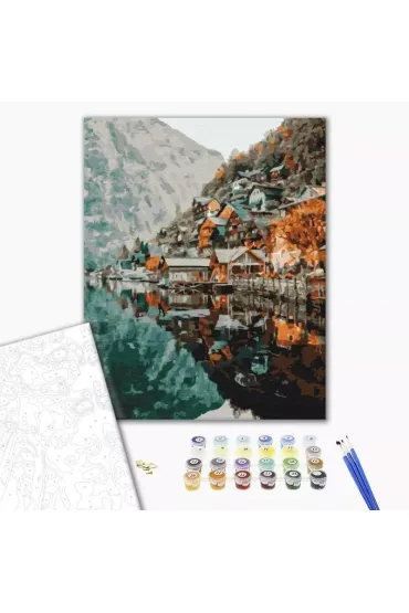 Brushme Malowanie po numerach - Widok na Gelstatt 40x50cm