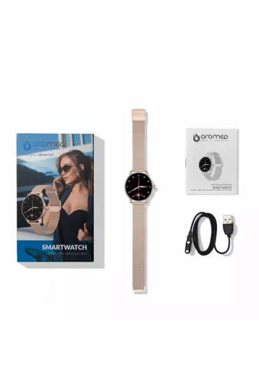 Oro-Med Smartwatch ORO Lady Gold Next