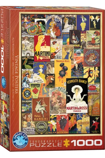 Puzzle 1000 el. Plakaty Eurographics