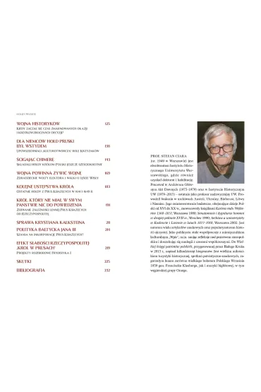 Ho�dy pruskie. Zmarnowana szansa Rzeczypospolitej - Ciara Stefan