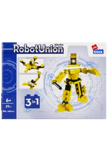 Klocki konstrukcyjne Robot 39 element�w ALLEBLOX