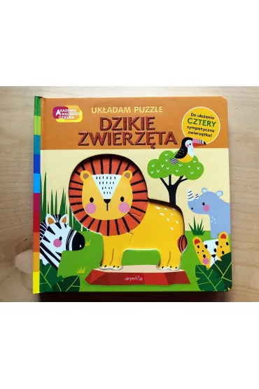 Dzikie zwierz�ta. Akademia m�drego dziecka. Uk�adam puzzle