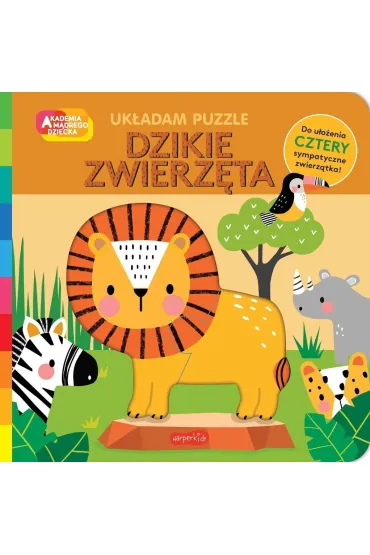 Dzikie zwierz�ta. Akademia m�drego dziecka. Uk�adam puzzle