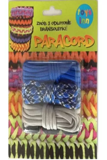 Paracord 3 sztuki mix niebieski Stnux