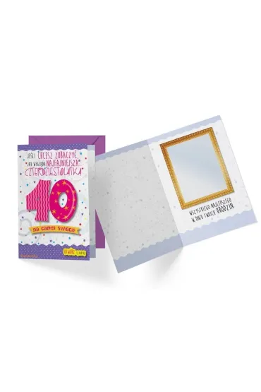 Kukartka Karnet B6 DK-485 Urodziny 40-latki lusterko