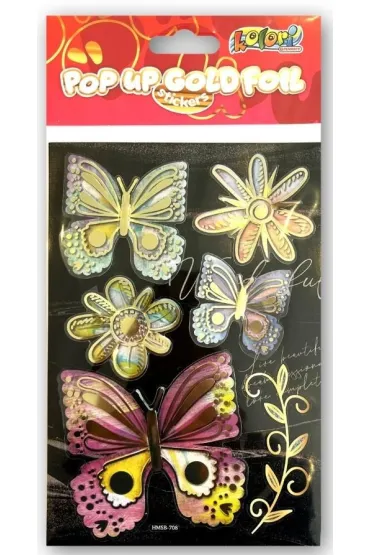 Naklejki foliowe Gold Butterflies PENMATE