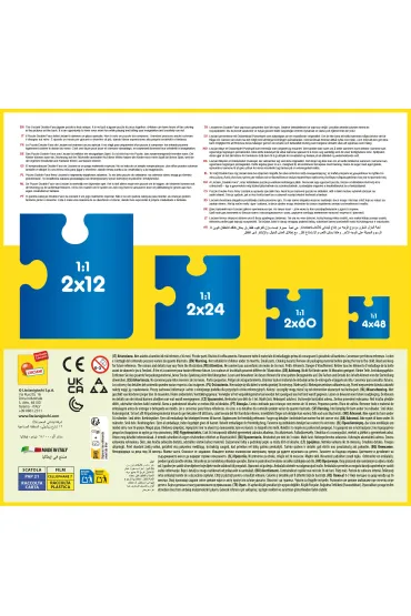 Puzzle 4x48 el. MaxiFloor Stitch Lisciani