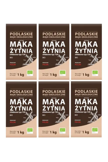 BioLife M�ka �ytnia chlebowa typ 720 Zestaw 6 x 1 kg Bio
