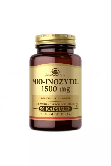 Solgar Mio-Inozytol 1500 mg - suplement diety 50 kaps.