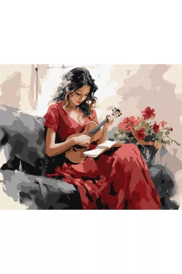 Ideyka Malowanie po numerach - Melodyjny wdzi�k 40x50cm