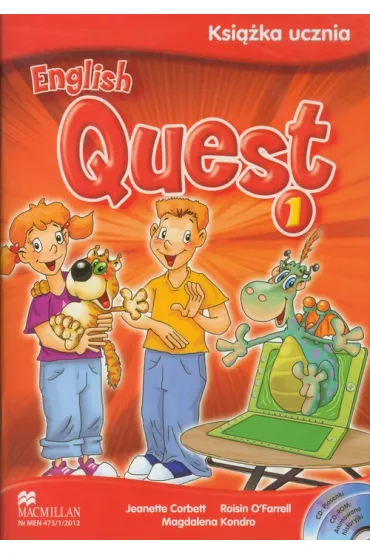 English Quest 1. Ksi��ka ucznia. J�zyk angielski - Jeanette Corbett, Magdalena Kondro, Roisin O'Farrell