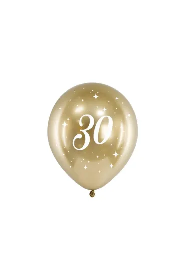 PartyDeco Balony Glossy 30-stka 30 cm