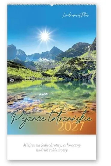 Lucrum Kalendarz 2027 reklamowy Pejza�e tatrza�skie