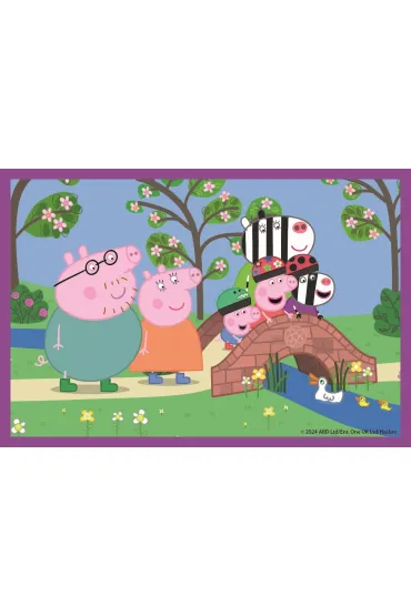 �winka Peppa Klocki obrotowe 6 el. Peppa Pig