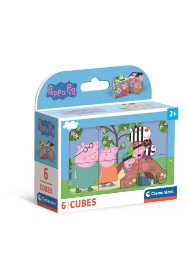 �winka Peppa Klocki obrotowe 6 el. Peppa Pig