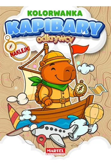 Kolorowanka z naklejkami. Odkrywcy. Kapibary