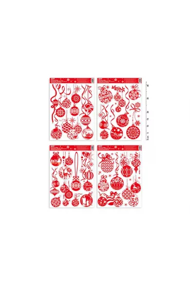 MFP Naklejki bo�onarodzeniowe brokat  20x30cm VA013