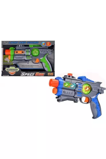 Pistolet na baterie �wiat�o i d�wi�k Adar