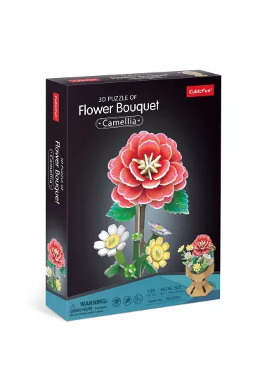Puzzle 3D Bukiet kwiat�w Kamelie Dante