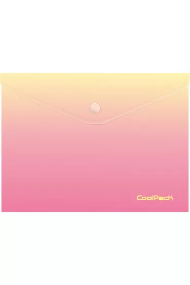 Coolpack Gradient Peach Koperta na dokumenty A4 na zatrzask Gradient Peach