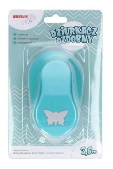 Brewis Dziurkacz ozdobny - Motyl 3,8cm MIX