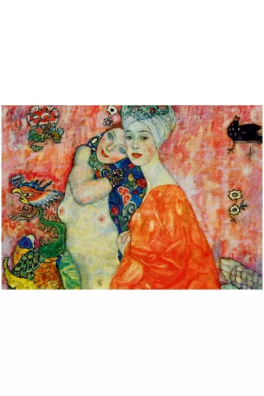 Puzzle 1000 el. Przyjaci�ki, Gustav Klimt Bluebird Puzzle