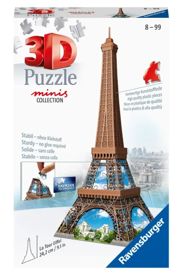 Puzzle mini 54 el. 3D Wie�a Eiffel Ravensburger