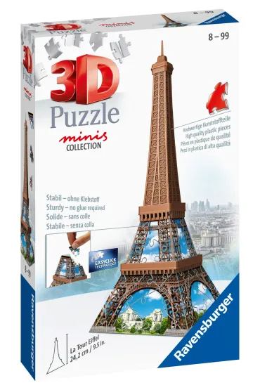 Puzzle mini 54 el. 3D Wie�a Eiffel Ravensburger