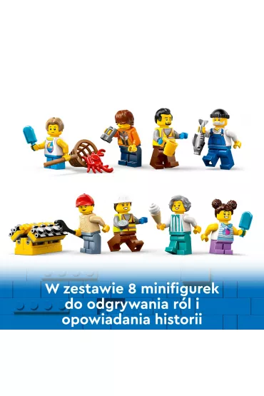 LEGO City Nadmorski port ze statkiem towarowym 60422