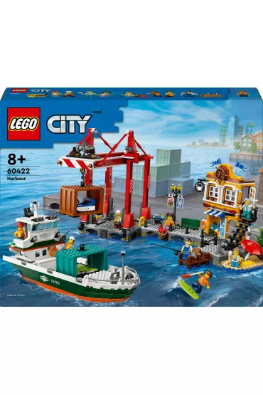 LEGO City Nadmorski port ze statkiem towarowym 60422