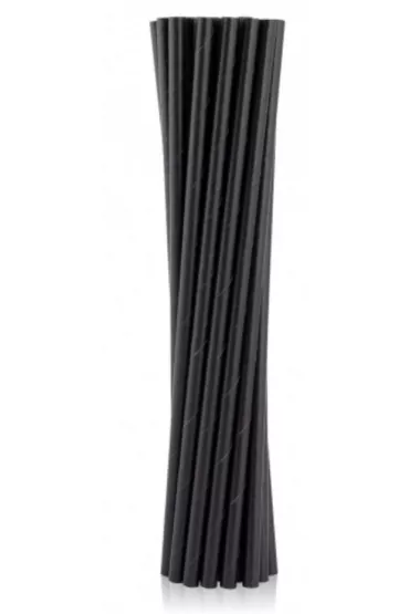 Godan Rurki s�omki papierowe czarne 6x197mm 100 szt.