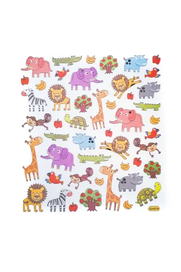 Dalprint Naklejki zoo 48 szt.