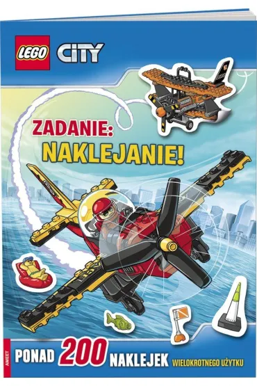 LEGO City. Zadanie: naklejanie. 200 naklejek