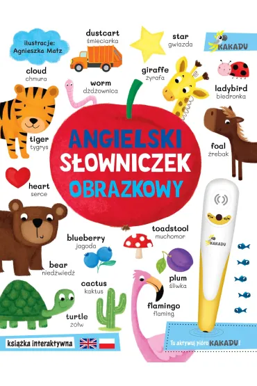 M�wi�ca ksi��ka interaktywna ",Angielski s�owniczek obrazkowy",. (zestaw z pi�rem Kakadu) - Marta  Bielecka