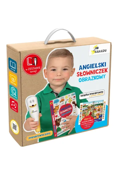 M�wi�ca ksi��ka interaktywna ",Angielski s�owniczek obrazkowy",. (zestaw z pi�rem Kakadu) - Marta  Bielecka