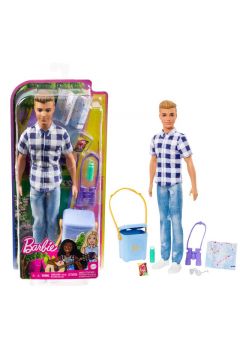 Barbie Kemping Ken Lalka + akcesoria Mattel