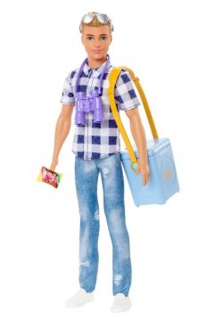 Barbie Kemping Ken Lalka + akcesoria Mattel