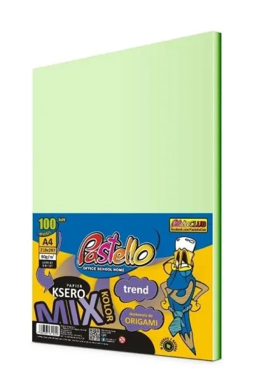 Alfa Pastello Papier ksero A4 zielonych 80g 100 kartek