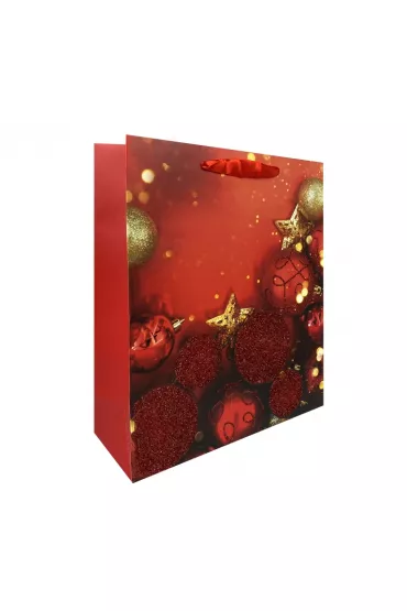 Kalpol.bis Torebka prezentowa �wi�teczna LUX M (26x32x10cm) mix