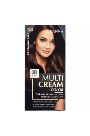 Joanna Multi Cream Color farba do w�os�w 38 Kasztanowy Br�z