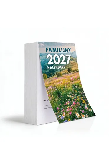 Kalendarz 2027 A6 zdzierak �redni Familijny