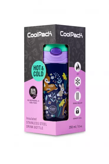 Coolpack Oh My Deer Bidon metalowy Coolpack Bono Oh My Deer 350ml