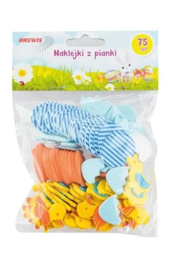 Brewis Naklejki z pianki (75 szt.) PVE 11