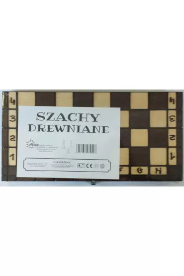 Szachy drewniane