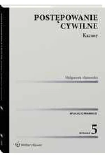 Post�powanie cywilne. Kazusy - Ma�gorzata Manowska