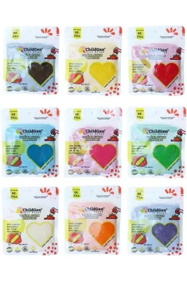 ChildGen Naturalna ciastolina eko-pack 9 kolor�w 1.1 kg
