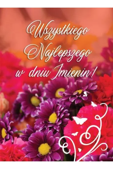 Karnet B6 Imieniny