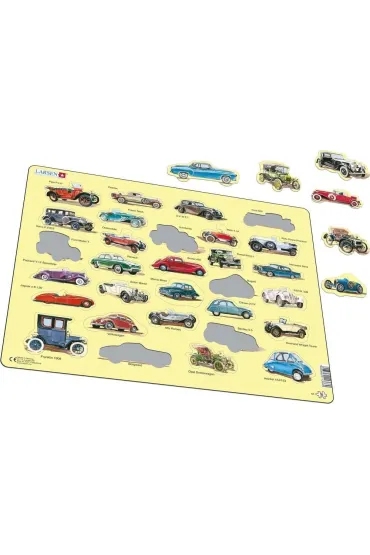 Puzzle 30 el. Samochody Larsen
